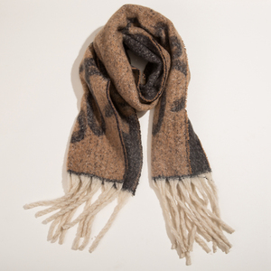 Écharpe d'Hiver Personnalisée Neuve Imprimée Chaude et Épaisse en Peluche pour <span class=keywords><strong>Femme</strong></span> – Grossiste et Fabricant de Châles - Product Image 4