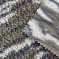 Tissu polaire tricoté 100 % polyester écologique anti-UV 320 g/m² teint, poids lourd, pour filles et garçons