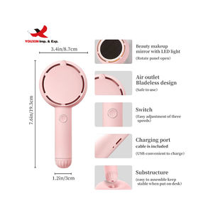 Mixed Procurement Low Price Battery Powered Lash Fans Dryer Lash Blower Individual pink Custom <b>Eyelashes</b> Bladeless <b>Eyelash</b> - Product Image 2