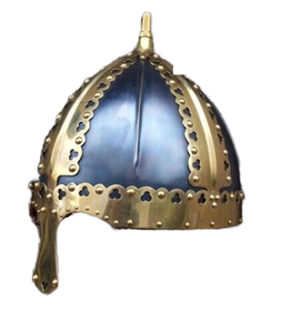 Casco Vikingo Medieval Hecho a Mano, de Metal Pulido, para Halloween, Diwali, Navidad, Año Nuevo, Decoración del Hogar, Disfraz, Regalo - Product Image 1