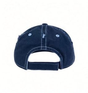 Casquette de baseball vintage non structurée en coton à 6 panneaux, style délavé et vieilli - Product Image 3
