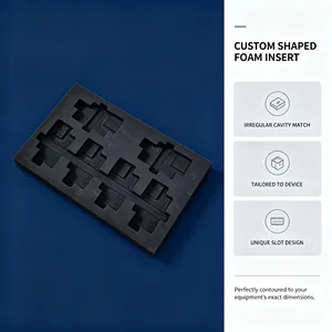 Bandeja de espuma EVA industrial con revestimiento amortiguador de impactos para caja universal de piezas de ferretería - Product Image 1