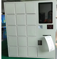 Casier à colis personnalisé intelligent RFID fichier Smart Lock Cabinet étanche avec écran tactile pour le bureau