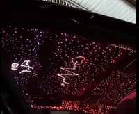 2025 nouvelle mise à niveau voiture ciel étoilé haut Starlight tête d'affiche Kit scintillant fibre optique luminosité lampe App contrôle lumière ambiante