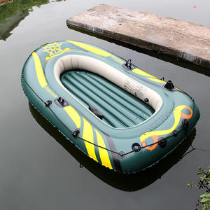 Bateau pneumatique en caoutchouc 230x130 cm, kayak 3 places avec pagaies, radeau de pêche unisexe - Product Image 4