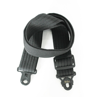 Usine de ceinture de guitare en polyester noir à boucle rapide