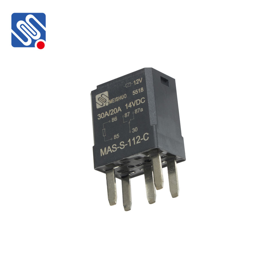 Meishuo MAS-S-112-C 30a/20A 14VDC Small 12v Relay Automotive Micro Rele