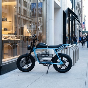 אופניים חשמליים רטרו סקראמבラー עם צמיגים רחבים, בלמי דיסק הידראוליים, אופניים ממונעים במהירות גבוהה להרפתקאות עירוניות - Product Image 6