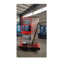 4m 6m 8m 10m 12m Échelle de levage personnel Simple un mât Ascenseur électrique en alliage d'aluminium pour homme