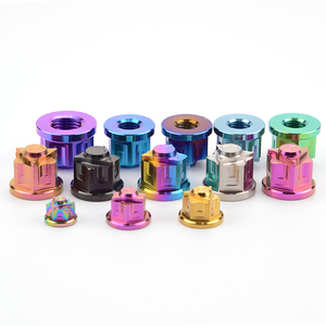 Écrou hexagonal fermé <span class=keywords><strong>en</strong></span> alliage de titane CNC pour amortisseur de moto TMJ M6/M8/M12/M14/M16, axe mâle - Product Image 3