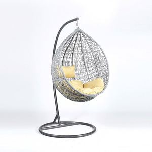 Modern Outdoor <b>Garden</b> Rattan Wicker <b>Egg</b> <b>Chair</b> Hanging Swing for Courtyard Bedroom Hotel or Park Versatile Outdoor Furniture - Product Image 3