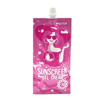 Pochette souple brillante personnalisée avec logo imprimé et bec verseur pour emballage de crème solaire, gel et produits cosmétiques de soin de la peau