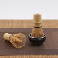 En stock Accessoires pour poudre de thé matcha japonais Pinceau de mélange pour fouet en bambou naturel et écologique