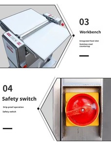 Nouvelle machine à peler la peau de porc en acier inoxydable 304, équipement de traitement de la viande à haute efficacité pour abattoir - Product Image 2
