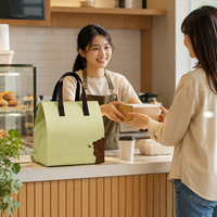 Sac Isotherme Léger Non Tissé pour Plats à Emporter, Capacité 20L, Idéal pour Magasins de Desserts, Livraison OEM BAGTOGO - Vente Flash