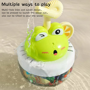 KSF-Gobelet Montessori en plastique pour la salle de bain, jouet confortable pour <span class=keywords><strong>bébé</strong></span>, avec grenouille - Product Image 4