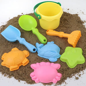 Cadeau promotionnel, jouet en plastique souple, ensemble de seau de plage, pelle à sable en plastique, jouet pour jouer dans l'eau pour bébé - Product Image 6