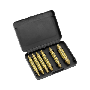 Damaged Screw Extractor Set HSS Drill Bit Stripped Broken Remover Small Easily Quickly Take <strong>Out</strong> Kit <strong>Easy</strong> Demolition Power <strong>Tools</strong> - Product Image 1
