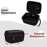 Étui de rangement portable écologique pour rasoir de voyage avec fermeture éclair pour rasoir FlexSeries - Conception simple en EVA durable