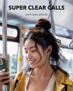 Soundcore P30i de Anker, auriculares 2 en 1 con cancelación de ruido, auriculares inalámbricos inteligentes TWS, <span class=keywords><strong>tiempo</strong></span> de reproducción prolongado con soporte para teléfono. - Product Image 6