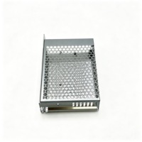 Boîtier d'alimentation à découpage personnalisé en aluminium avec couvercle supérieur en acier galvanisé et trous de ventilation, certifié ISO9001, sur mesure