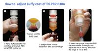 Kits de tubes à centrifuger pour la beauté clinique, tubes à plasma PPR de 30 ml