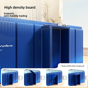 <span class=keywords><strong>Baignoire</strong></span> <span class=keywords><strong>pliable</strong></span> en PVC OU CHAO pour adultes et enfants, facile à utiliser, sans installation, avec couvercle - Product Image 3