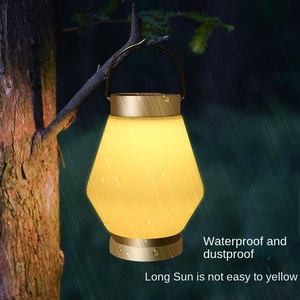 Lanternes solaires décoration de cour extérieure étanche lampes solaires suspendues LED lampe de table portable pour jardin villa - Product Image 4