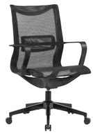 Chaise de bureau ergonomique à hauteur réglable, fauteuil de bureau avec dossier en maille, chaise inclinable