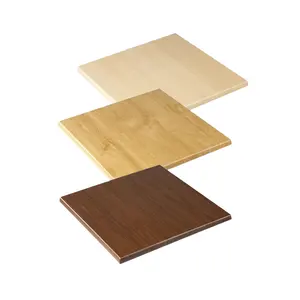 24x24 MDF/Melamine solid beech laminated mdf wood table tops
