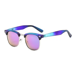 Sonnenbrille mit Logo Marke ing l OEM Unisex Mode Gradient Tempel Gafas Polar izada maßge schneiderte Sonnenbrille Logo