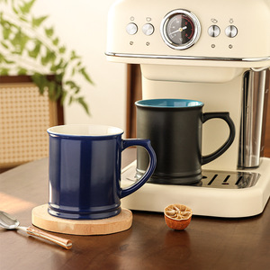 แก้วเซรามิกสไตล์นอร์ดิกเคลือบด้าน พอร์ซเลน สำหรับกาแฟ ของขวัญ ใช้ได้ทั่วไป ดีไซน์สีพื้น - Product Image 2