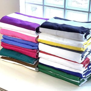 Tùy Chỉnh Du Lịch Kích Thước Sợi Nhỏ Màu Đỏ Và Trắng Sọc Trọng Lượng Nhẹ Cát Miễn Phí Bãi Biển Khăn Bán Buôn - Product Image 3