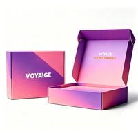 Caja de Embalaje de Papel Corrugado Personalizada, Impresa por Ambos Lados, Extra Resistente, Reciclable, con Tira de Desgarre para Envíos de Comercio Electrónico