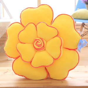 3D Plush Toy Beautiful Rose <strong>Flower</strong> <strong>Shape</strong> Sofa <strong>Cushion</strong> Stuffed Pillow for Festival Gift - Product Image 6