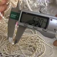 Chaîne de perles d'eau douce de forme riz de haute qualité AA de 3,5-4 mm, 36 cm, perles en vrac pour la fabrication de bijoux DIY, couleur naturelle