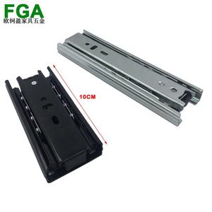 45Mm Chiều Rộng 3 Fold <span class=keywords><strong>Drawer</strong></span> Trượt Ball Bearing Trượt Im Lặng Đóng Mềm Đóng Đồ Nội Thất Trượt - Product Image 1