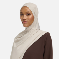 Hijab en jersey de bambou 2026, marque privée, personnalisation, fabricant en gros pour femmes musulmanes