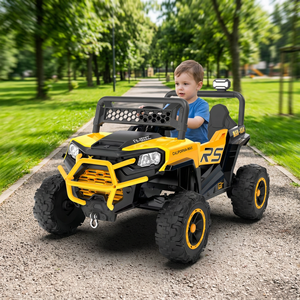 <span class=keywords><strong>Voiture</strong></span> électrique pour enfants 12V en plastique à 4 roues pour les enfants de 2 à 4 ans et de 5 à 7 ans, alimentée par batterie, unisexe - Product Image 1