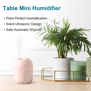 Humidificateur d'air portable USB, humidificateur d'ambiance de bureau, humidificateur d'air intérieur à atomisation, diffuseur d'arômes, humidificateur silencieux à pulvérisation - Product Image 4