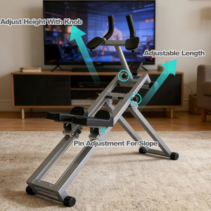 Máquina de Ejercicios para Abdominales y Espalda, Silenciosa, para Uso Doméstico, Simulador de Escaleras para Pérdida de Peso y Estiramiento Lumbar - Product Image 1