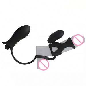 Realistische Penis Vibrator Cockring Sexspielzeug Vibration für Männer Vibrierende Penis Ring vergrößerung Ärmel Lieferant für Männer - Product Image 4