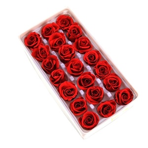 Rosa Eterna Stabilizzata Grado B 2-3cm per Cupola di Vetro Fai da Te, Materiale per Teste di Fiori per San Valentino, Capodanno Cinese, Ringraziamento - Product Image 5