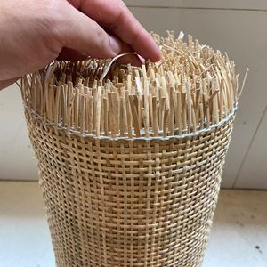 Hoge Kwaliteit 6X6 Natuurlijke Mesh Weave Rotan Cane Webbing Roll Geweven Gebleekte Webbing Cane Rotan In Vierkant Rol Natuurlijk - Product Image 4