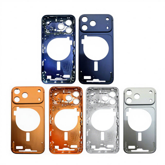 Middle Frame Bezel Plate for iPhone 17 Pro Max Mobile Phone Middle Frame Housing Replacement