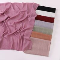 Nouveau châle pour femmes arabes, en mousseline de soie à rayures diamantées, hijab de qualité supérieure avec strass, hijab scintillant en crêpe froissé pour musulmanes
