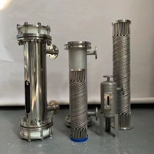 <b>Mini</b> Industrial Water Cooled Oil Condenser <b>Cooler</b> Shell and Tube Heat Exchanger for Beer Used Heat Exchanger - Product Image 4