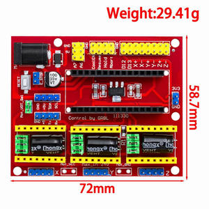 3DV4 <strong>CNC</strong> <strong>Shield</strong> <strong>V4</strong> + Nano 3.0 + 3pcs DRV8825 Reprap Stepper Drivers Set For - Product Image 4