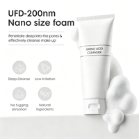 Nettoyant Visage Acides Aminés Marque Blanche à l'Extrait de Feuille d'Olea Europaea, Base de Savon, Composé Tensioactif Aminé Doux