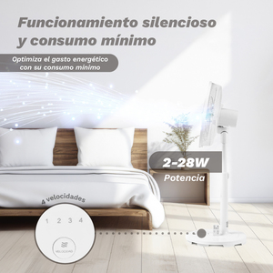 Ventilatore a piantana Grunkel 40 cm con 4 velocità e telecomando - Product Image 4